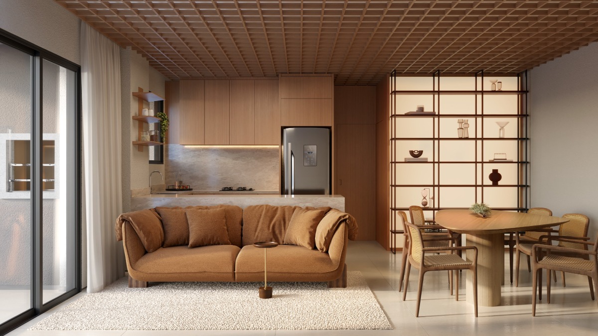 Apartamento à venda no Edifício Lagom Perequê com 02 Quartos sendo 02 Suítes em Porto Belo