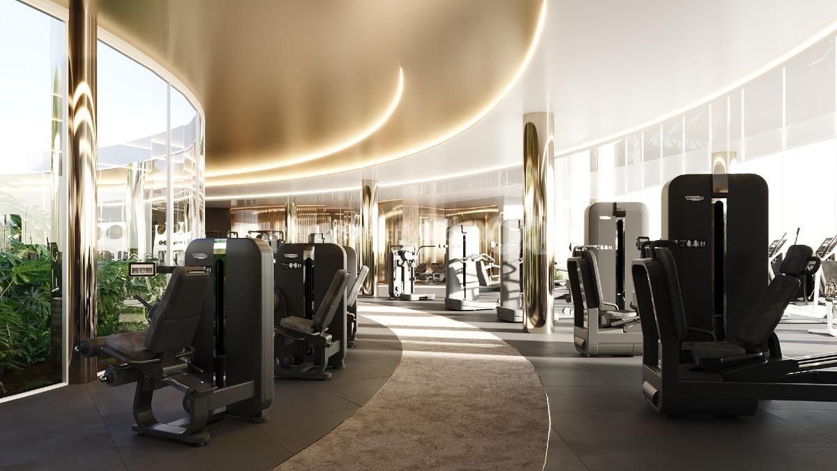 Apartamento no Atmosphere Home Spa com 231 m², 4 suítes, varanda e adega. 