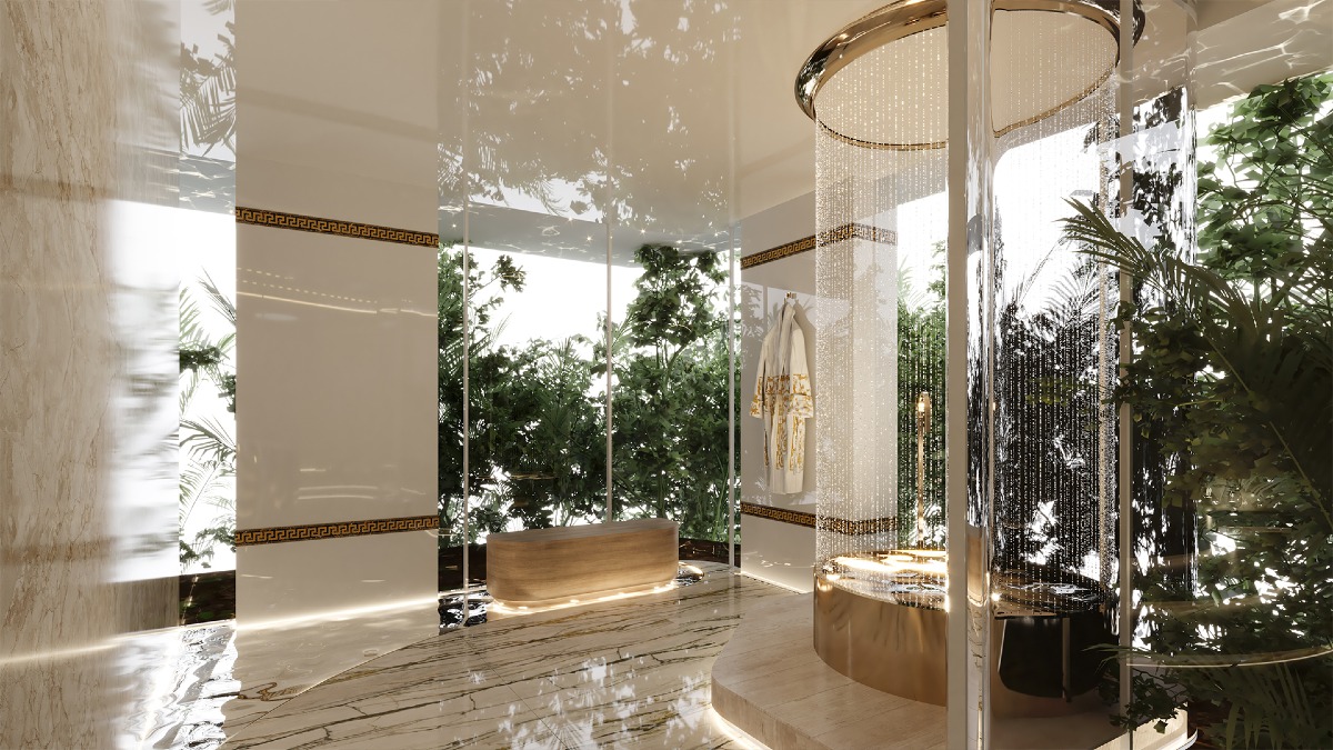 Apartamento no Atmosphere Home Spa com 231 m², 4 suítes, varanda e adega. 