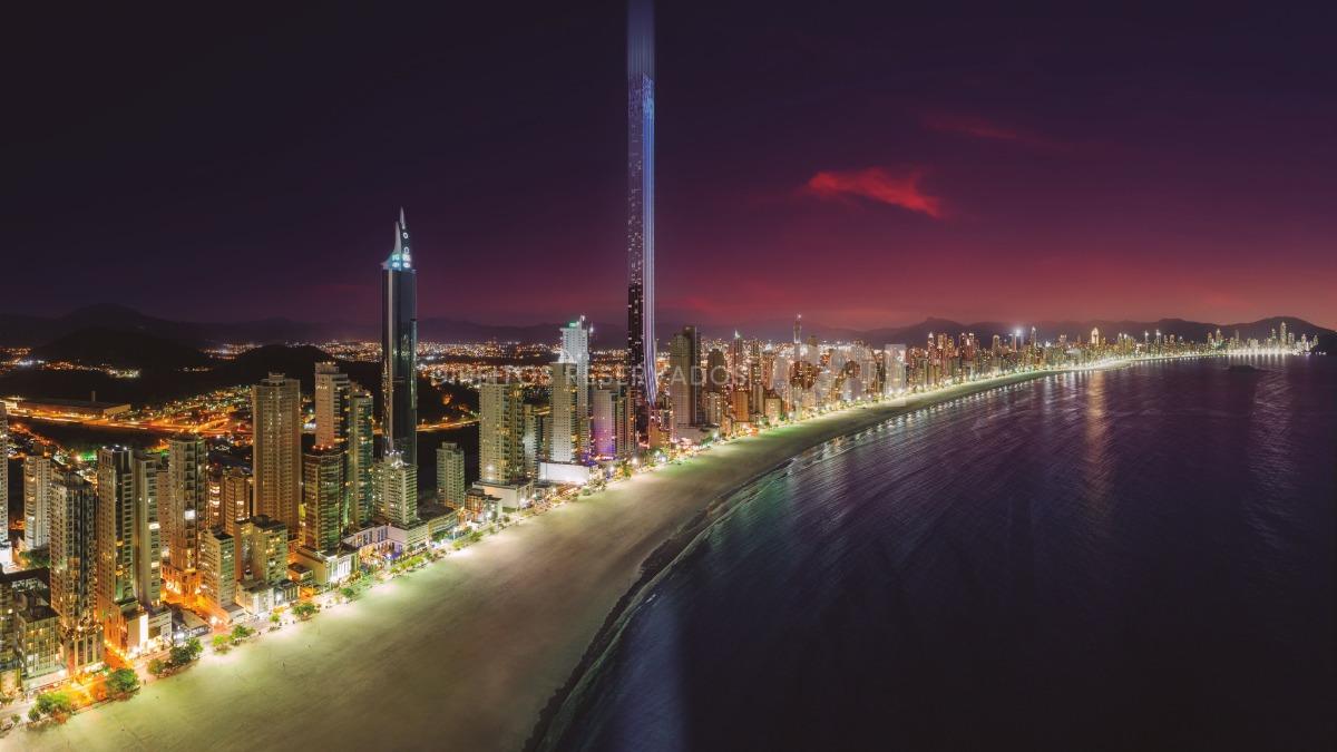 Senna Tower - 22º ao 131º Andar, o Mar de um Lado e a Mata Atlântica do Outro.