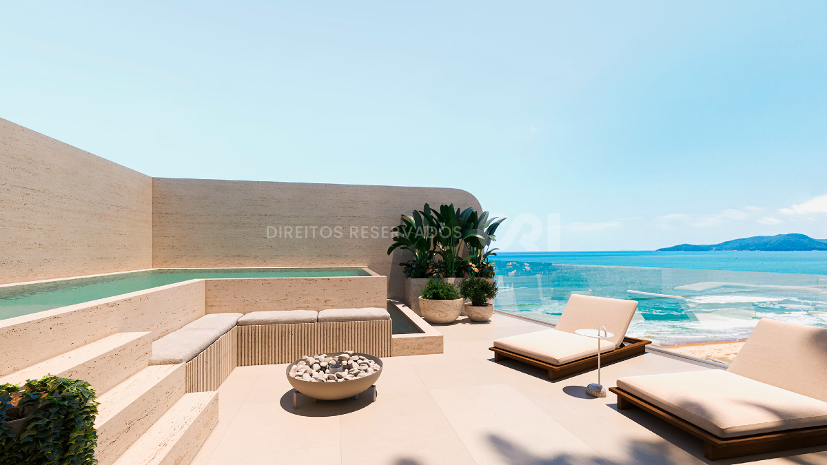 Cobertura Duplex no Scenarium Brava Norte – 4 Suítes Frente Mar na Praia Brava em Itajaí
