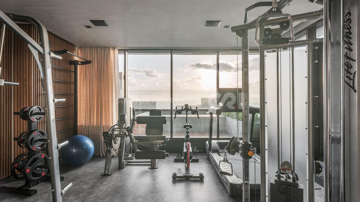 Apartamento no Edifício 143 Mayfair com 4 suítes e vista mar no Centro em Itapema