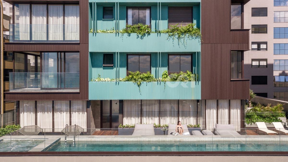 Apartamento no Edifício 143 Mayfair com 4 suítes e vista mar no Centro em Itapema