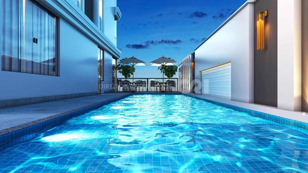 Apartamento duplex com 3 suítes no Edifício Prima Torre em Balneário Perequê, Porto Belo