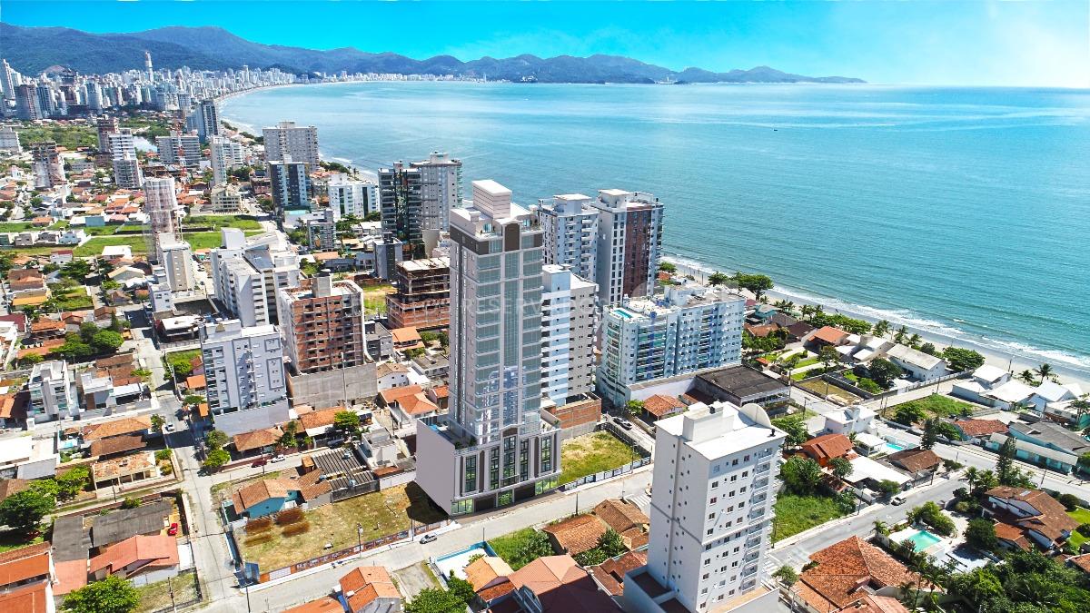 Apartamento duplex com 3 suítes no Edifício Prima Torre em Balneário Perequê, Porto Belo