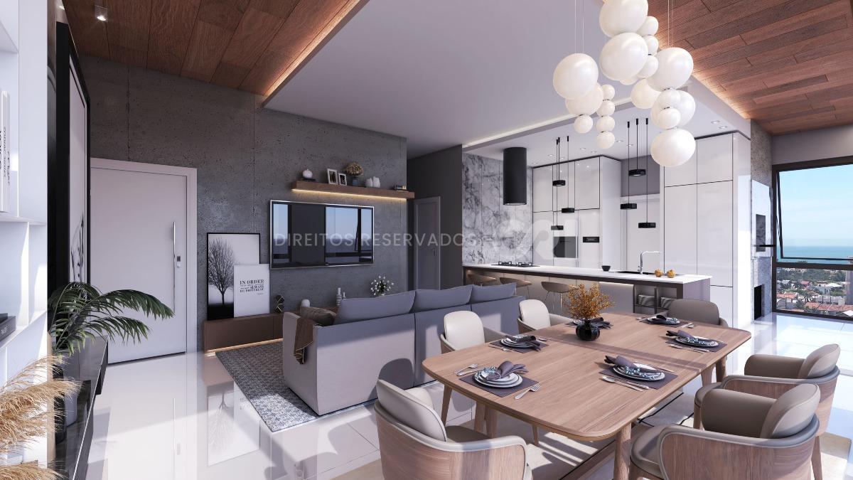 Apartamento duplex com 3 suítes no Edifício Prima Torre em Balneário Perequê, Porto Belo