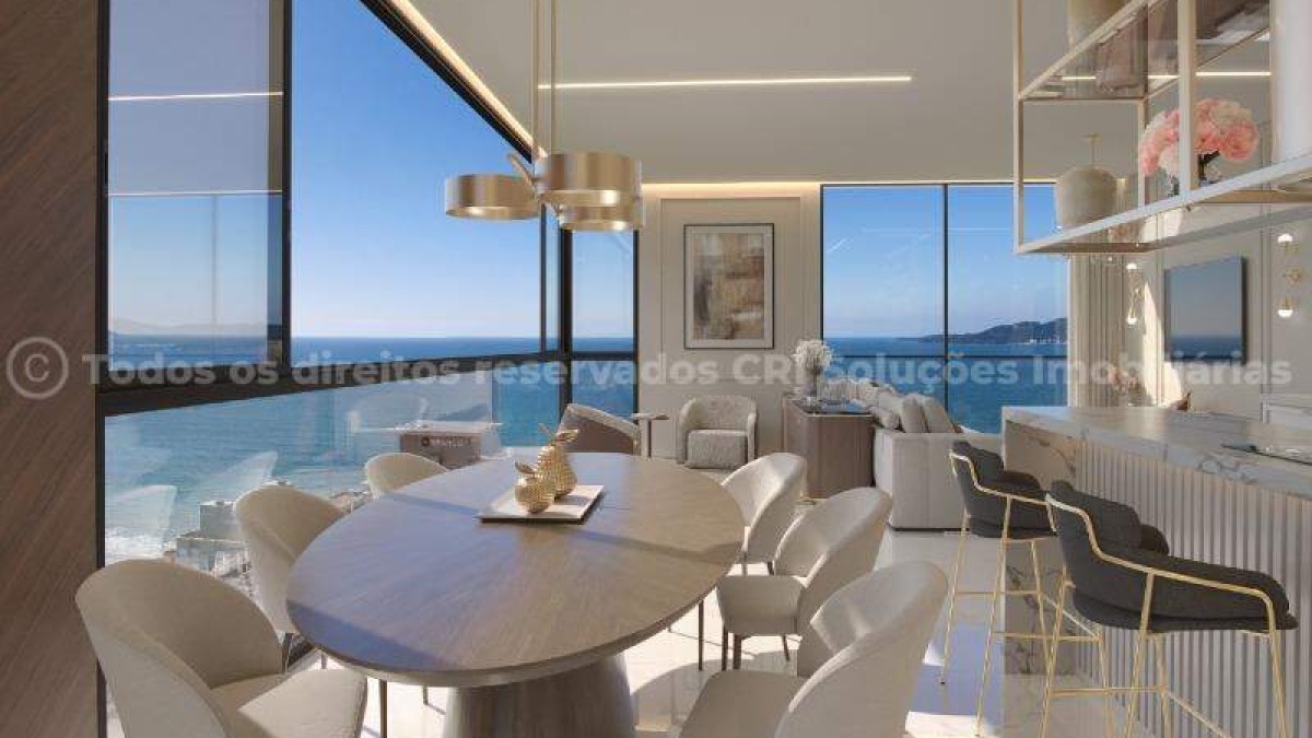 Apartamento no Edifício The Brezee com 04 suítes em Itapema na Meia Praia