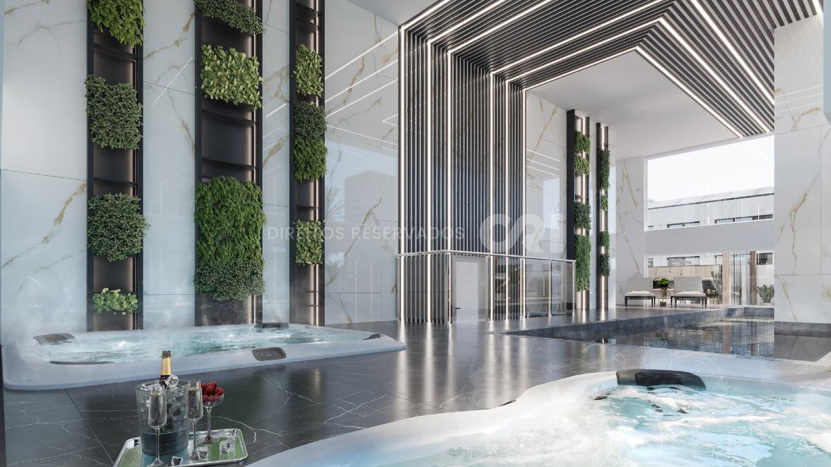 Apartamento com 3 suítes no edifício Grand Mistral na Meia Praia em Itapema