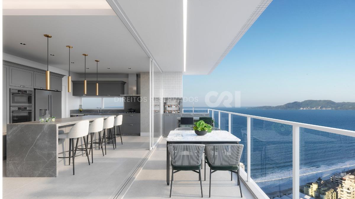 Apartamento com 3 suítes no edifício Grand Mistral na Meia Praia em Itapema