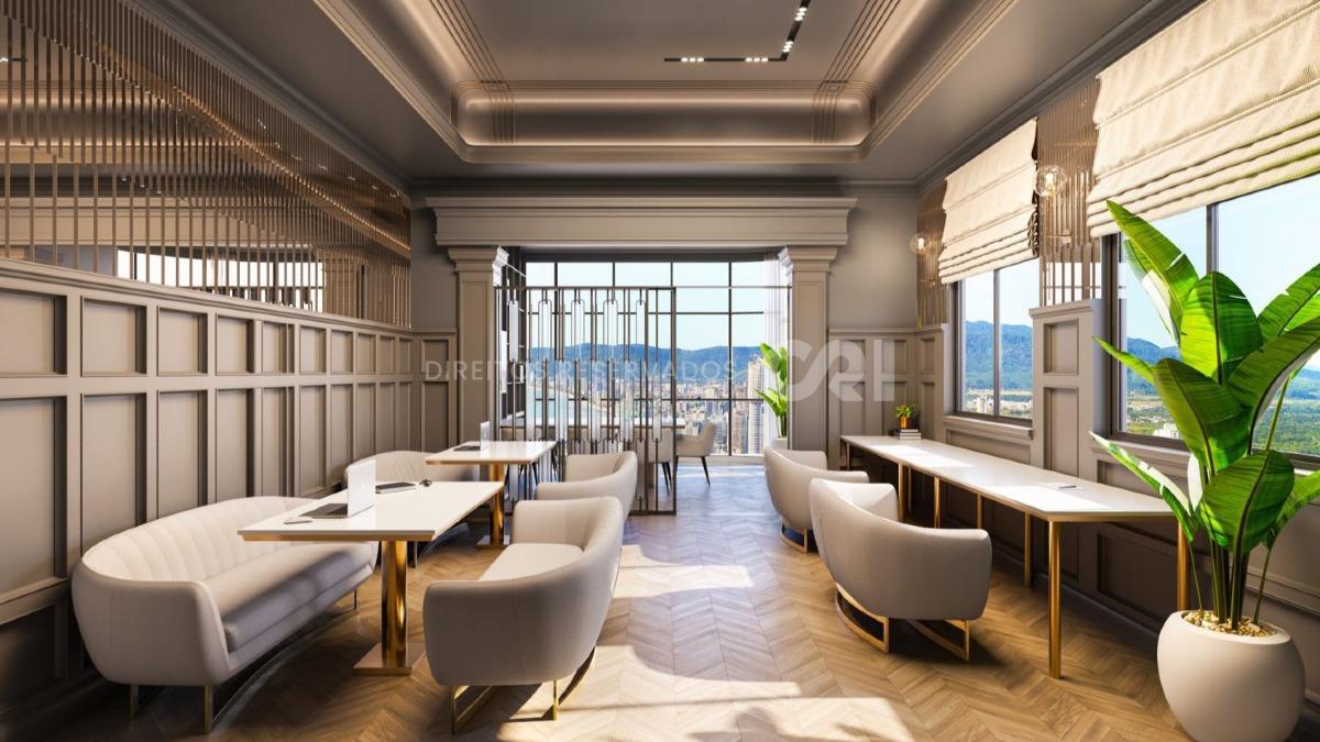Penthouse com 4 suítes no edifício SalzBurgo na Meia Praia em Itapema