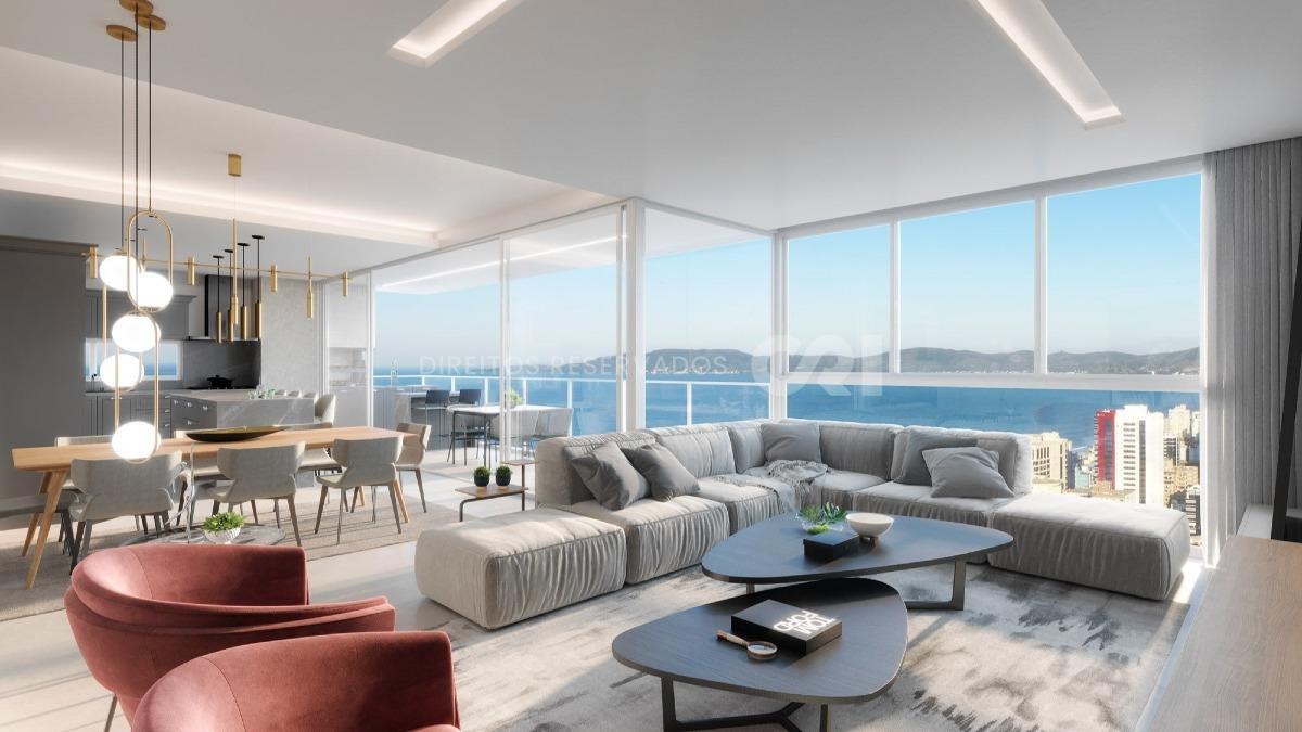 Apartamento com 3 suítes no edifício Grand Mistral na Meia Praia em Itapema