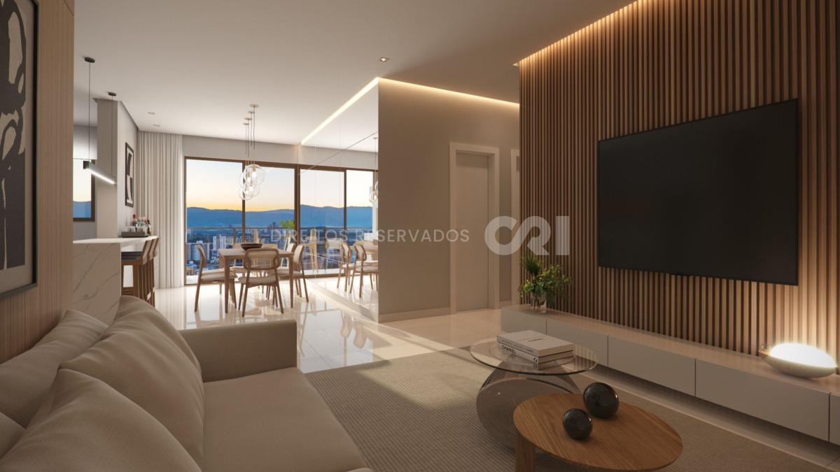 Apartamento de 85,5m² com 3 suítes no Edifício Quest Residence em Balneário Perequê, Porto Belo