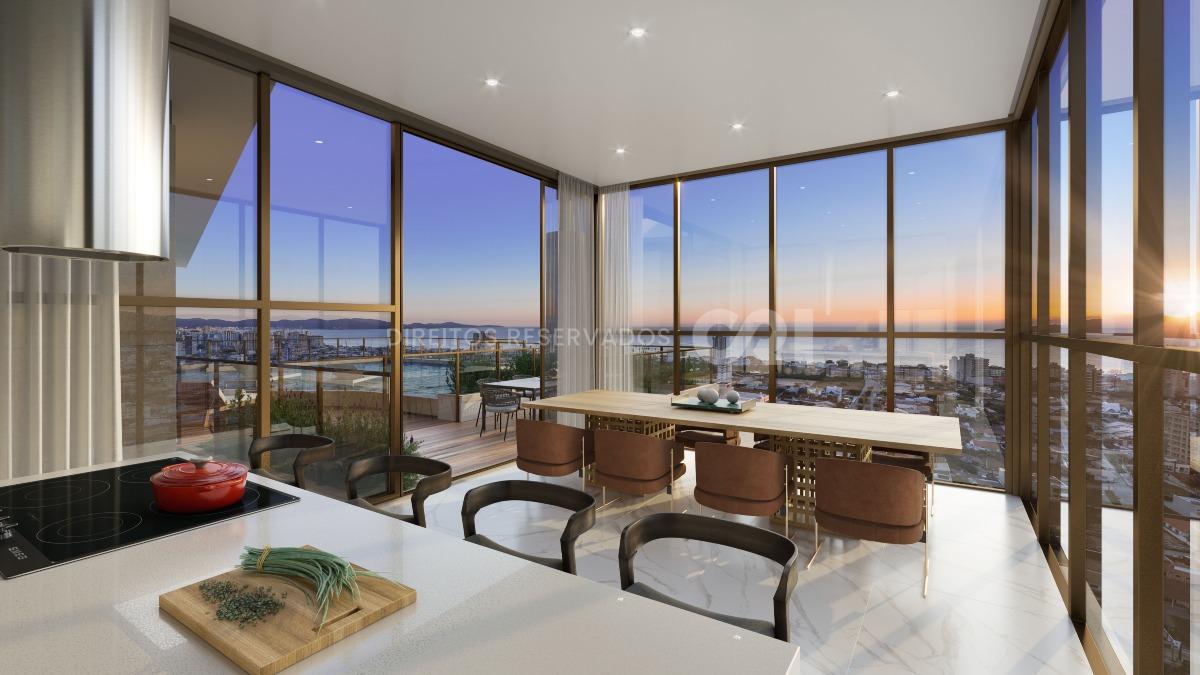 Apartamento de 85,5m² com 3 suítes no Edifício Quest Residence em Balneário Perequê, Porto Belo