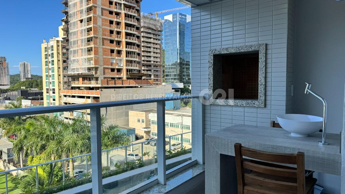  Apartamento com 3 dormitórios mobiliado no Edifício Duo na Praia Brava, Itajaí 