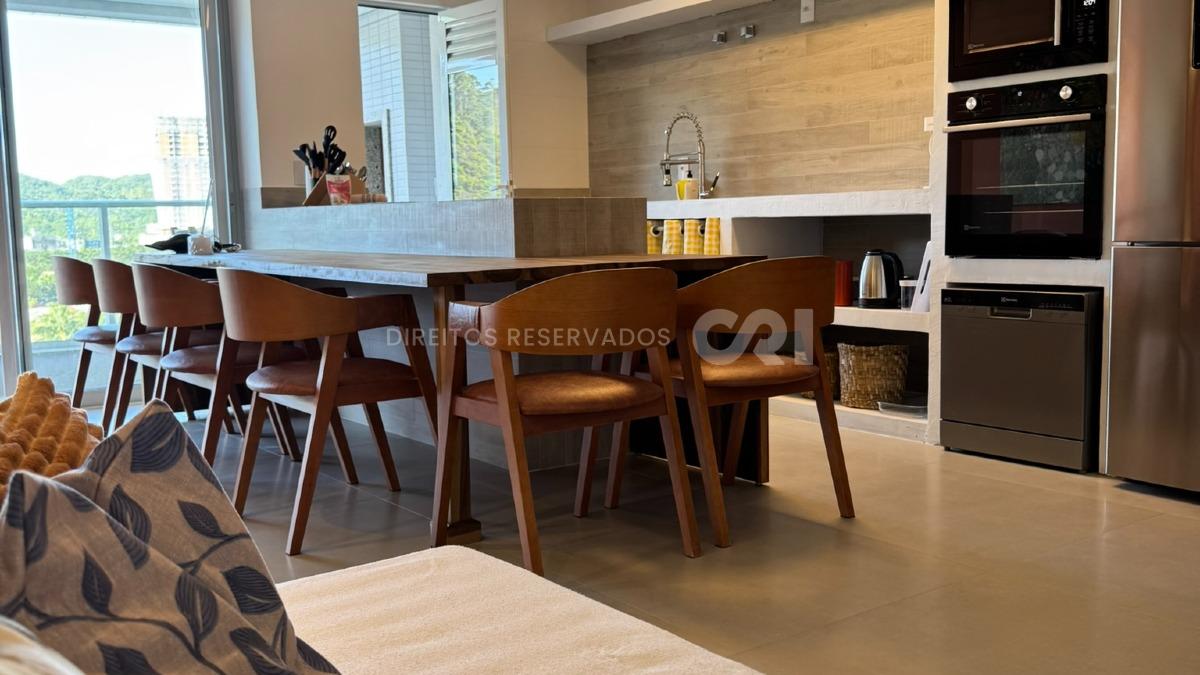  Apartamento com 3 dormitórios mobiliado no Edifício Duo na Praia Brava, Itajaí 