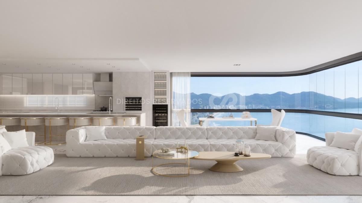 Apartamento com 4 Suítes no Edifício Legend Vila Rica Frente Mar na Meia Praia em Itapema