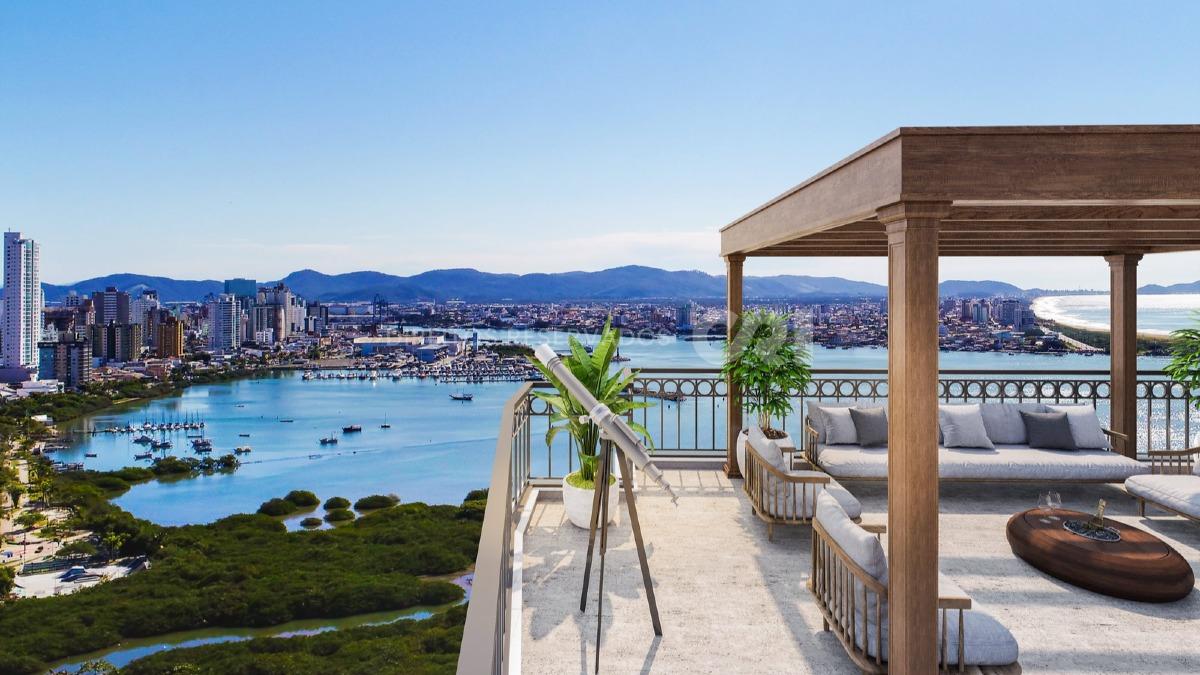 Apartamento com 3 quartos sendo 1 suíte no One Palace - Bairro Fazenda em Itajaí