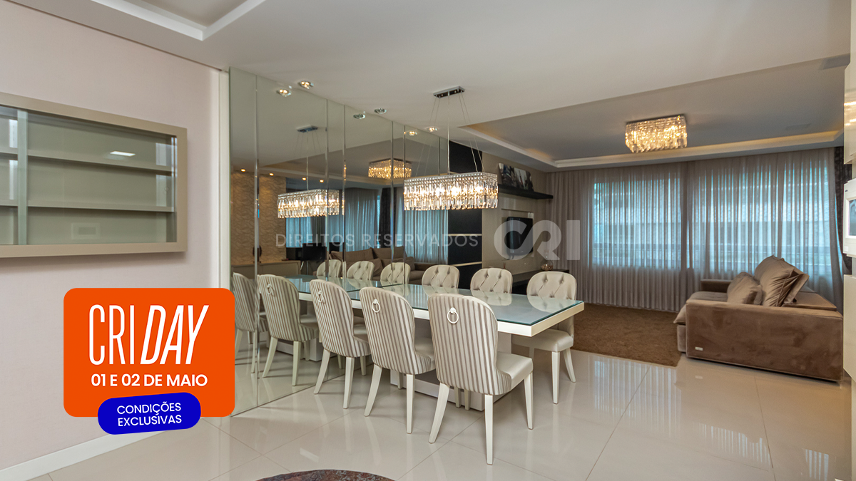 CRI Day: Apartamento com 3 suítes no edifício Aquarius Residence na Meia Praia em Itapema