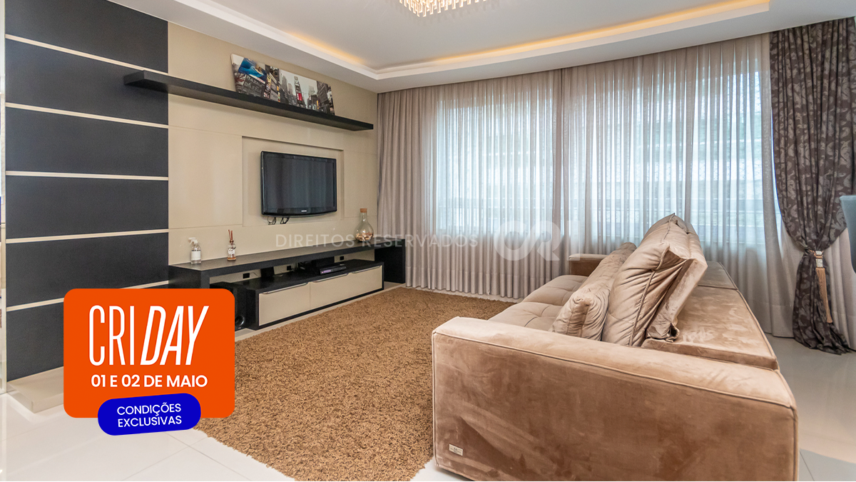 CRI Day: Apartamento com 3 suítes no edifício Aquarius Residence na Meia Praia em Itapema