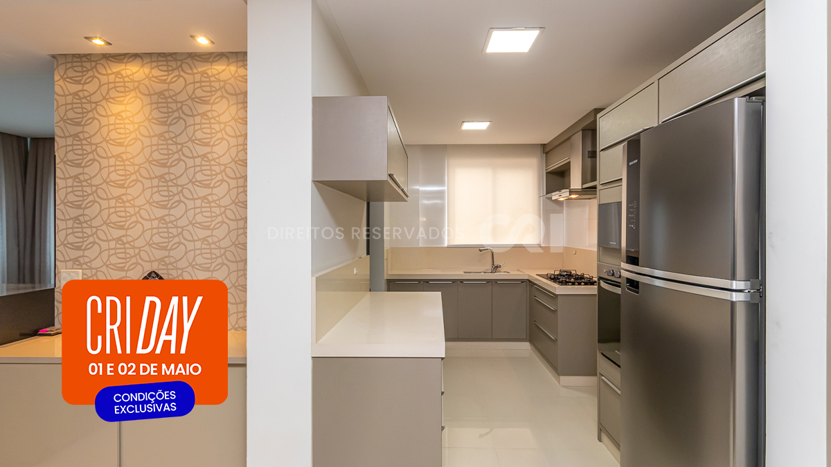 CRI Day: Apartamento com 3 suítes no edifício Aquarius Residence na Meia Praia em Itapema