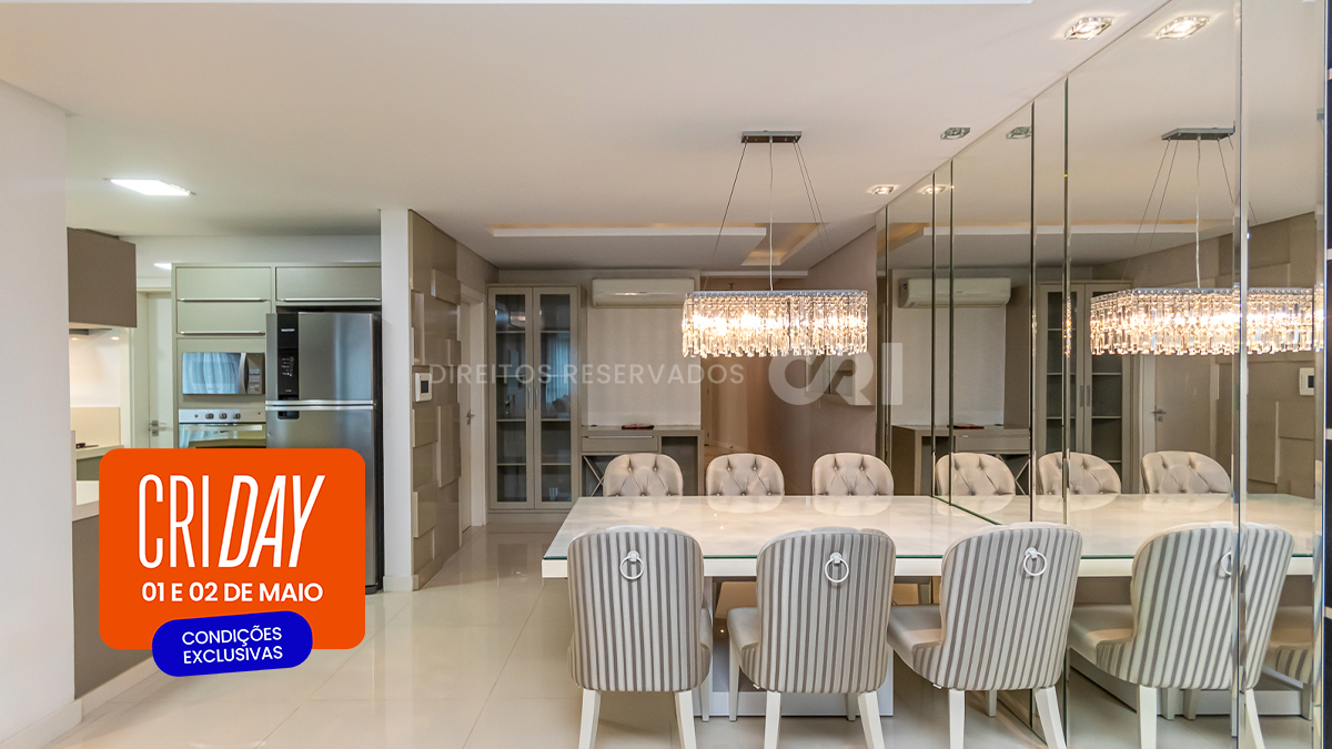 CRI Day: Apartamento com 3 suítes no edifício Aquarius Residence na Meia Praia em Itapema