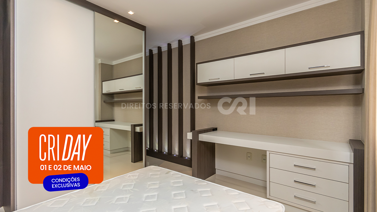 CRI Day: Apartamento com 3 suítes no edifício Aquarius Residence na Meia Praia em Itapema