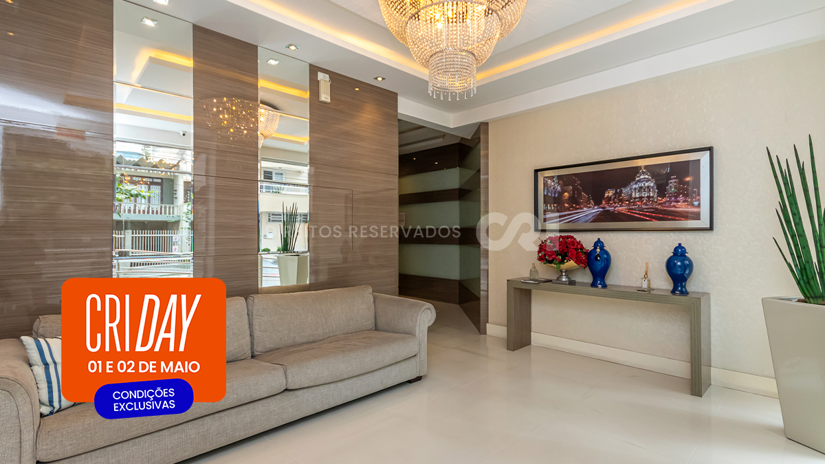 CRI Day: Apartamento com 3 suítes no edifício Aquarius Residence na Meia Praia em Itapema