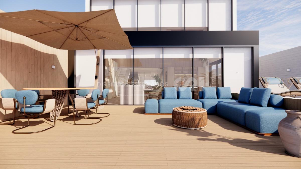 Garden duplex frente mar com 4 suítes no Sunrise na Praia Brava em Itajaí 