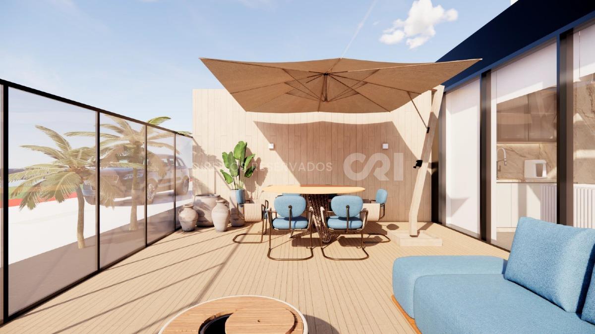 Garden duplex frente mar com 4 suítes no Sunrise na Praia Brava em Itajaí 