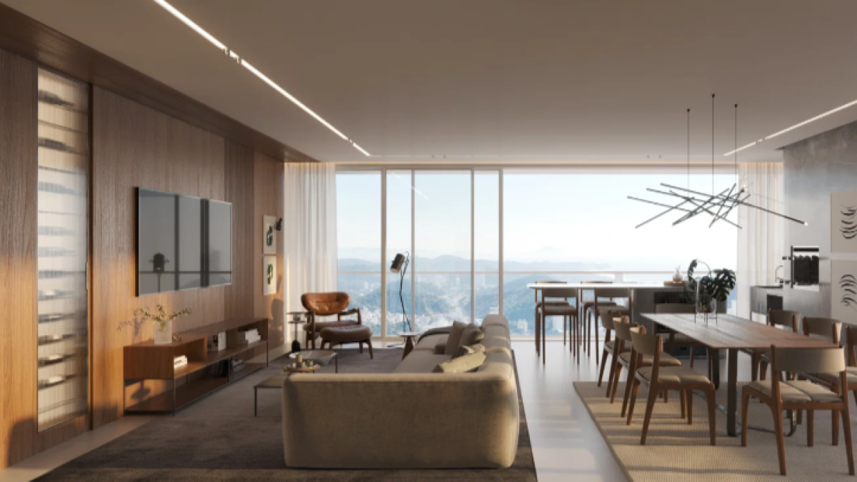 Apartamento na Planta com 4 suítes no Edifício Alicante Casa no Centro de Balneário Camboriú