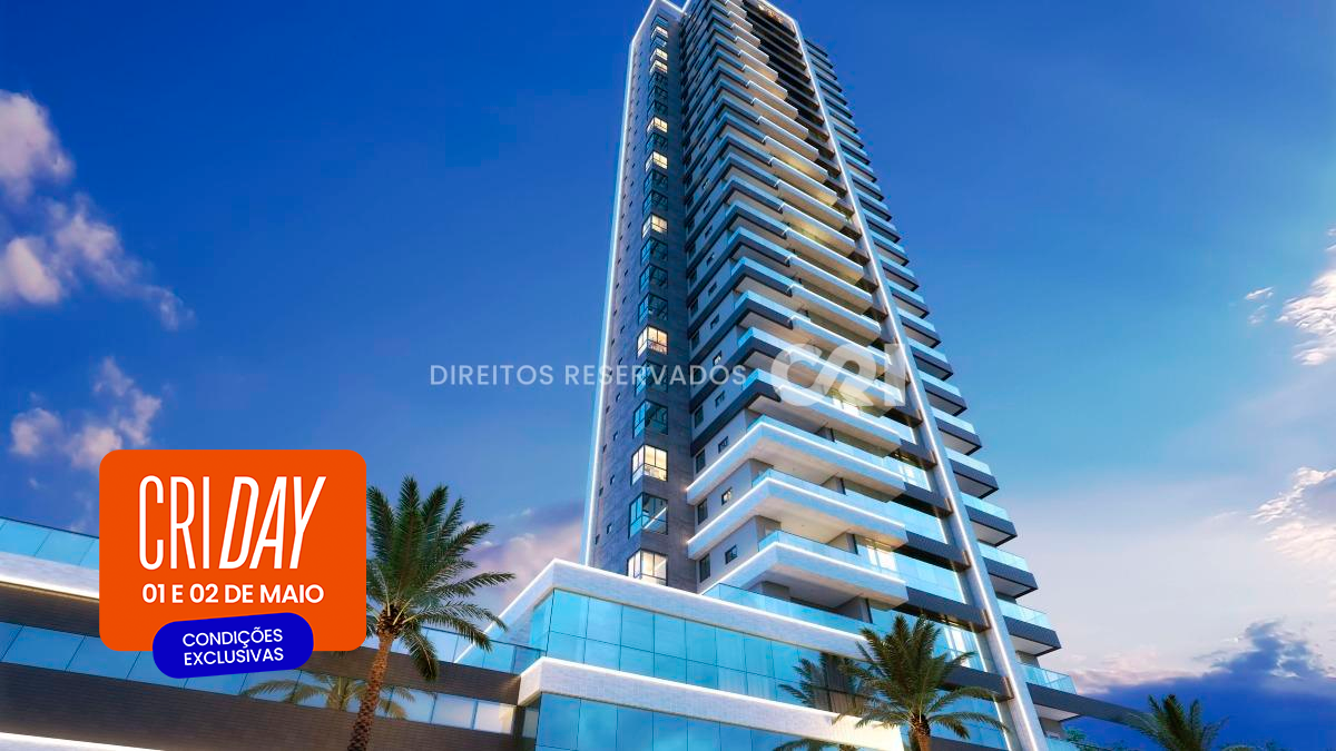 CRI Day: Apartamento com 3 suítes no edifício Riomaggiore na Meia Praia em Itapema