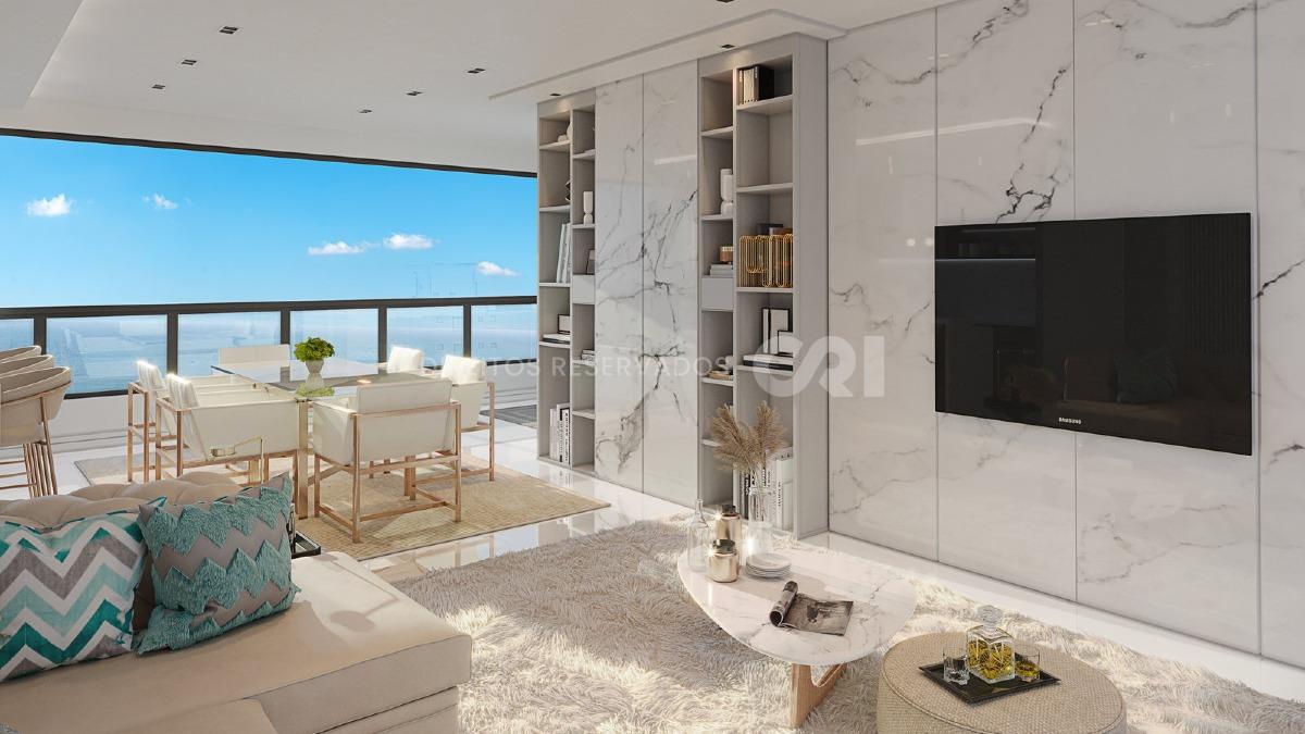  Apartamento com 3 suítes no Residencial Le Mans em Balneário Perequê, Porto Belo