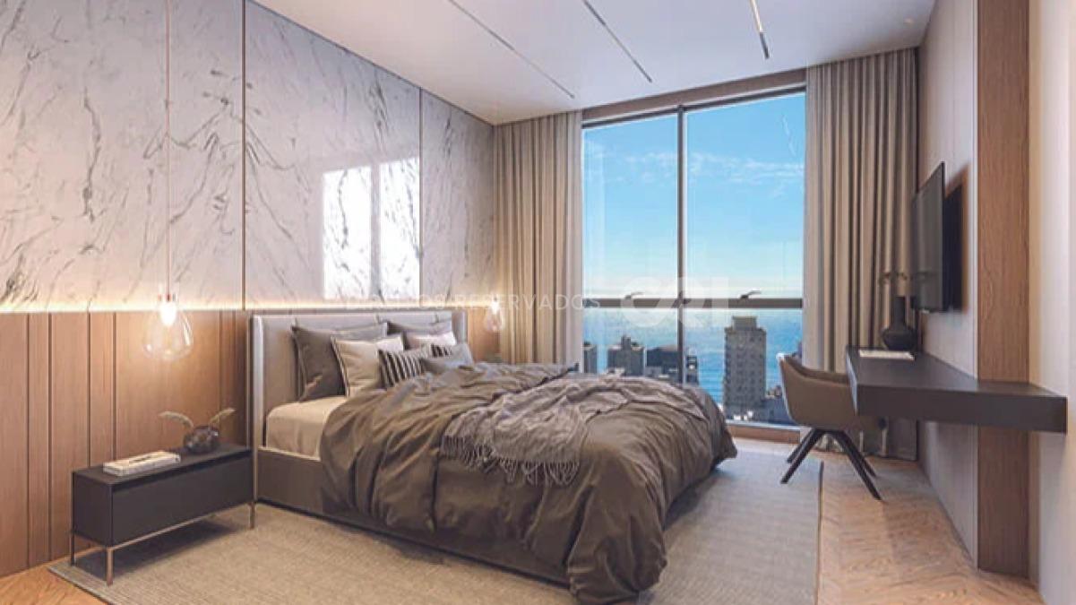 Apartamento com 4 Suítes no edifício Thiesen Residence na Meia Praia em Itapema