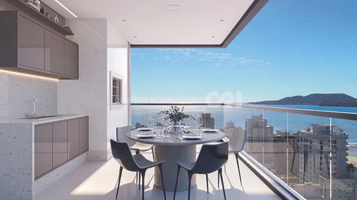 Apartamento com 4 Suítes no edifício Thiesen Residence na Meia Praia em Itapema