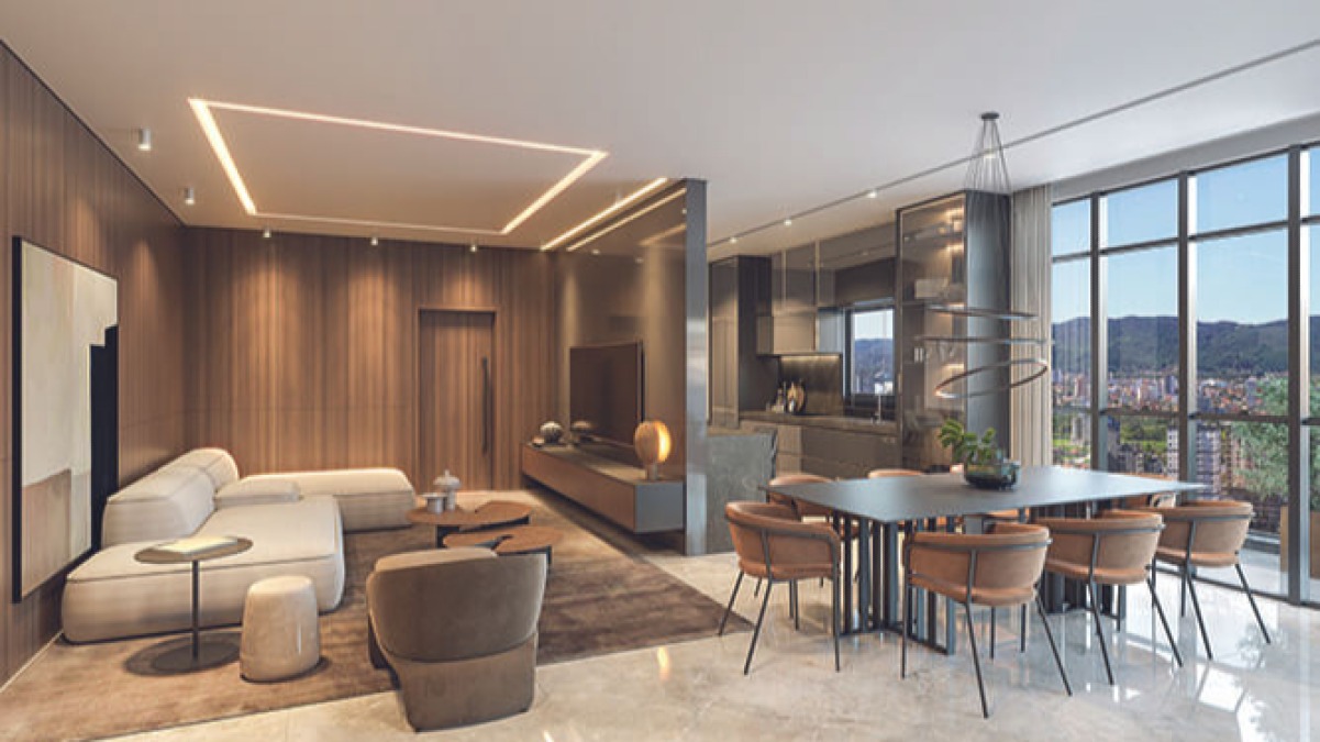 Apartamento com 4 Suítes no edifício Thiesen Residence na Meia Praia em Itapema