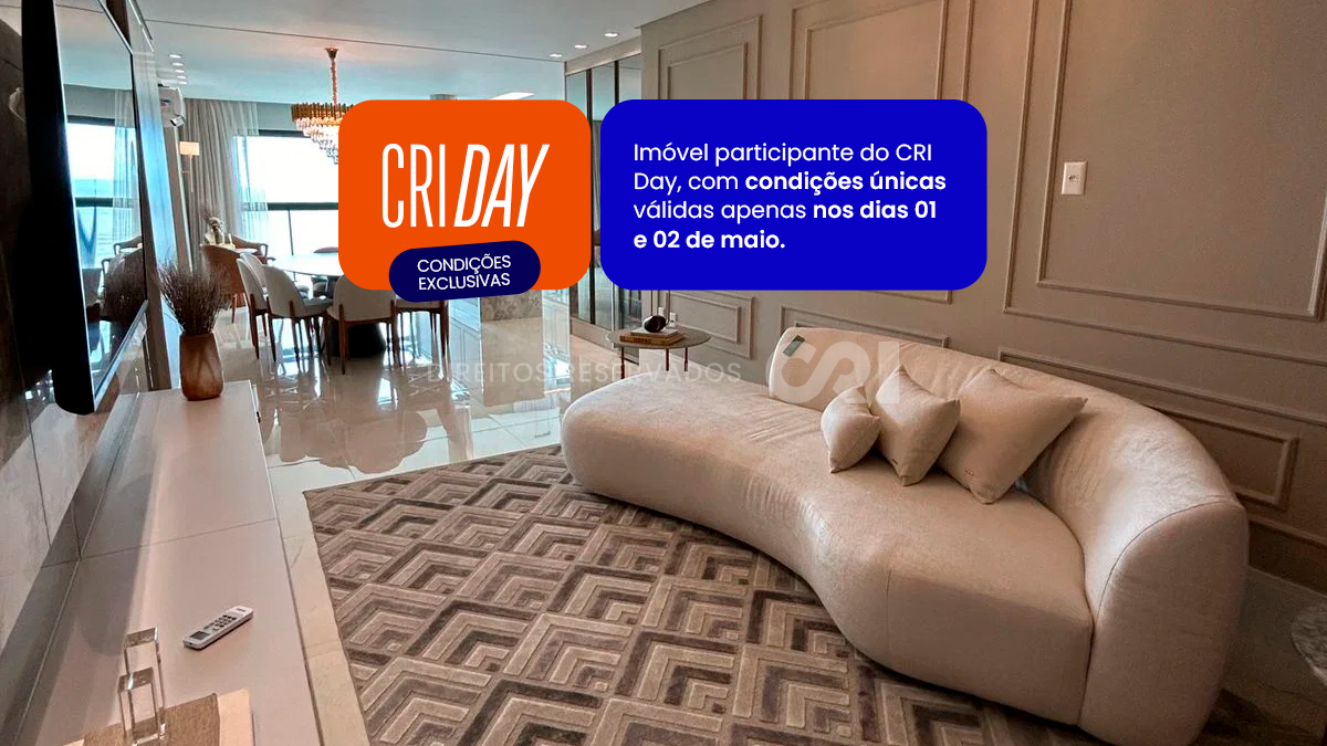CRI Day: Apartamento com 4 suítes no Cartier Residence na Meia Praia em Itapema