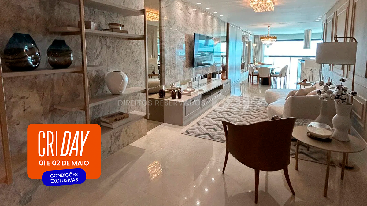 CRI Day: Apartamento com 4 suítes no Cartier Residence na Meia Praia em Itapema