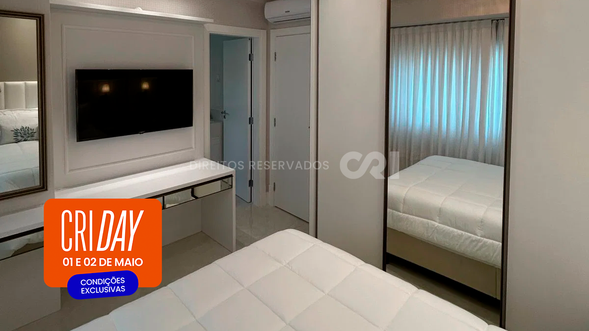 CRI Day: Apartamento com 4 suítes no Cartier Residence na Meia Praia em Itapema