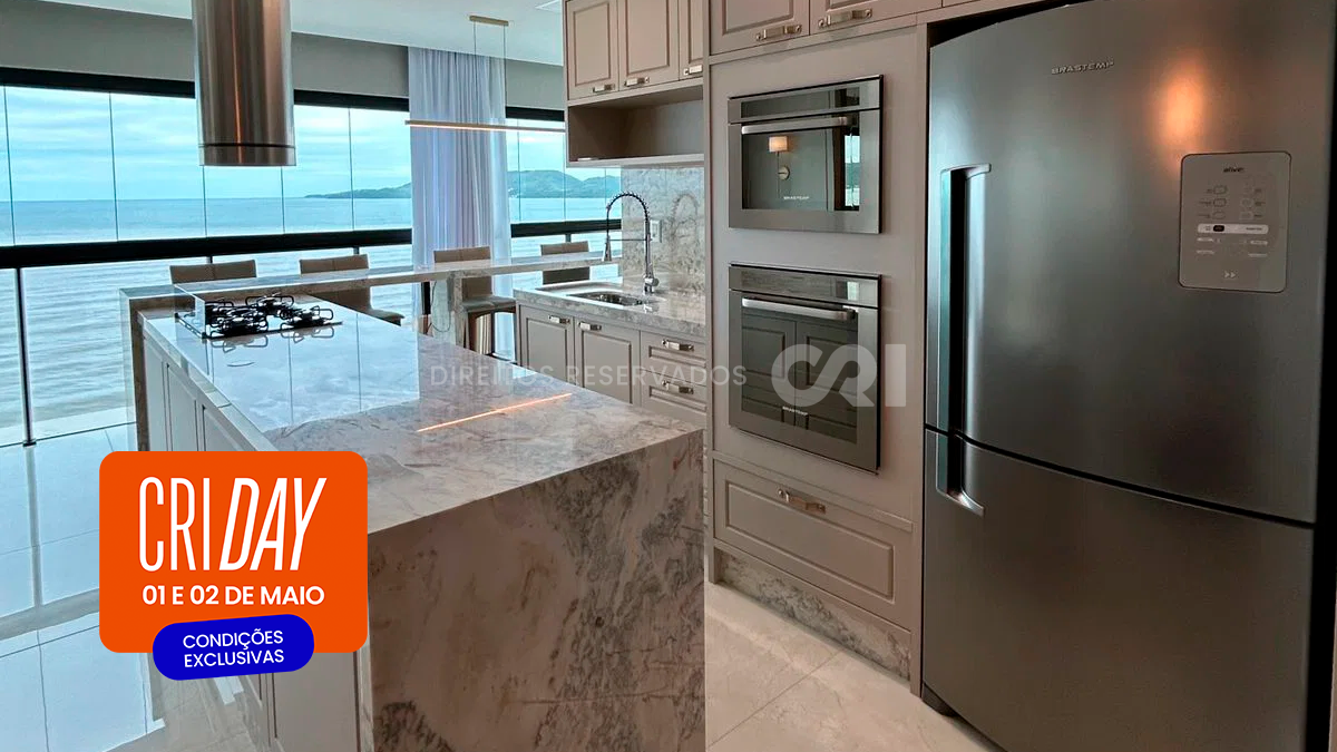 CRI Day: Apartamento com 4 suítes no Cartier Residence na Meia Praia em Itapema