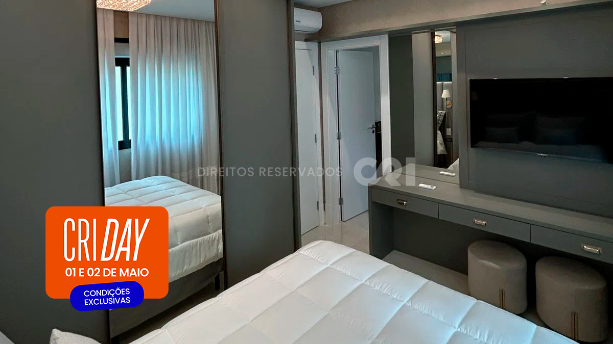 CRI Day: Apartamento com 4 suítes no Cartier Residence na Meia Praia em Itapema