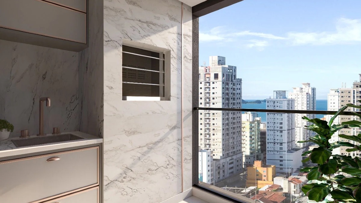 Apartamento com 2 dormitórios no Edifício Potenza Residenziale no Morretes em Itapema
