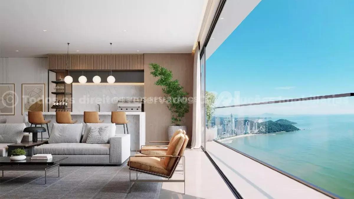 Apartamento com 4 suítes no Harmonie Residence no Centro de Balneário Camboriú