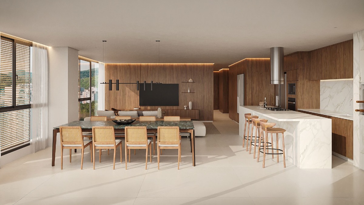 Apartamento com 3 suítes no NEOS na Praia Brava em Itajaí