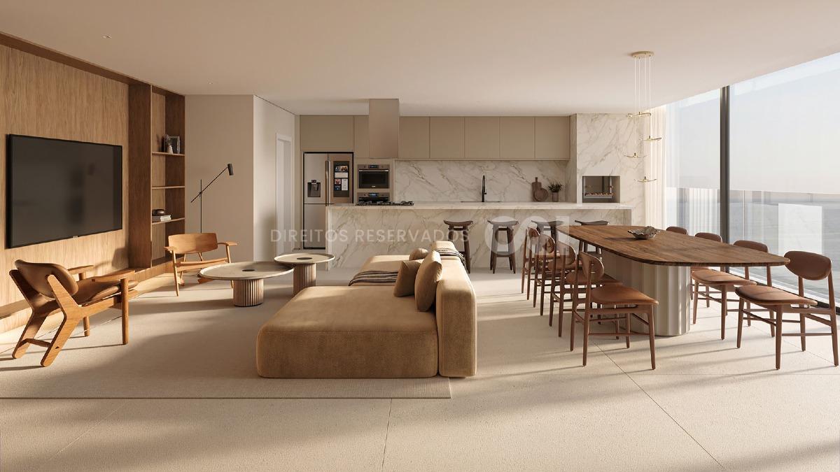 Apartamento com 147m² e 3 suítes no NEOS Praia Brava em Itajaí