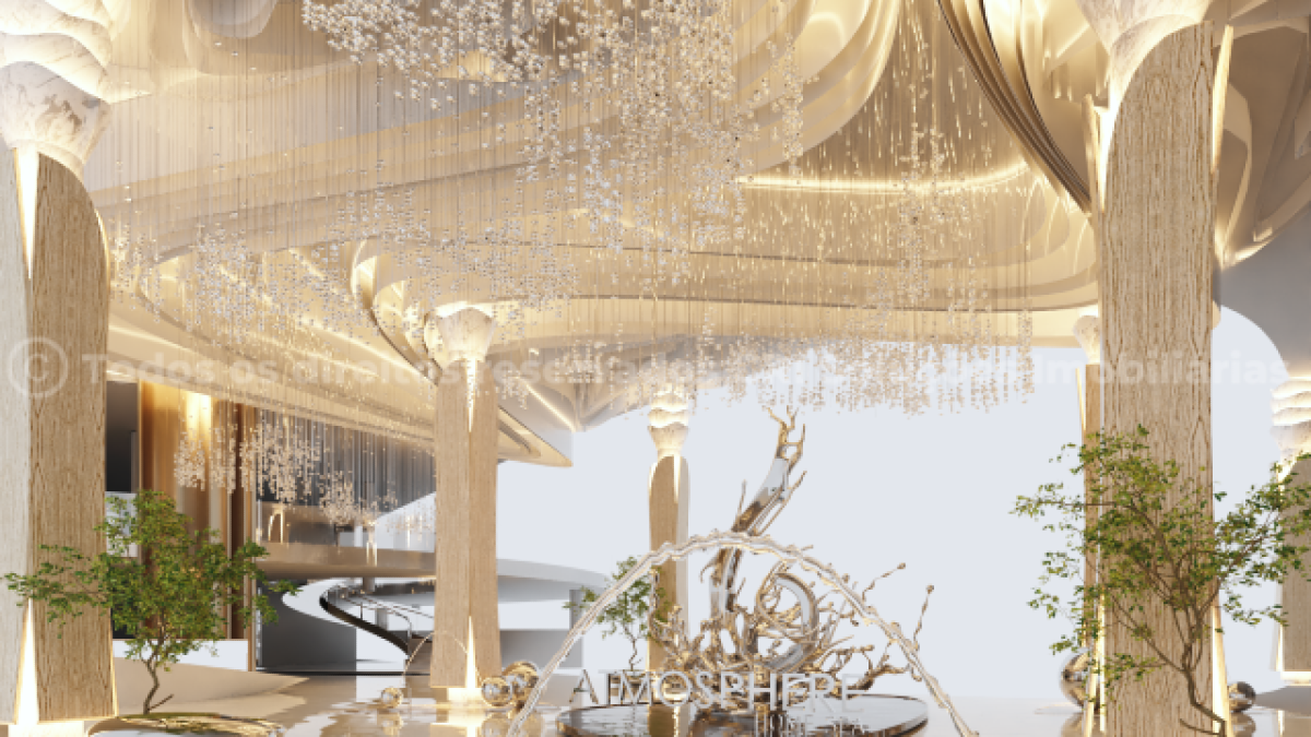 Apartamento na planta com 4 suítes no Edifício Atmosphere na Praia Brava em Itajaí