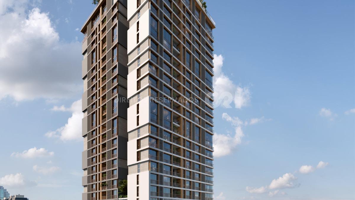 Apartamento 110m² com 3 Suítes no Edifício Sunhaus em Balneário Perequê, Porto Belo