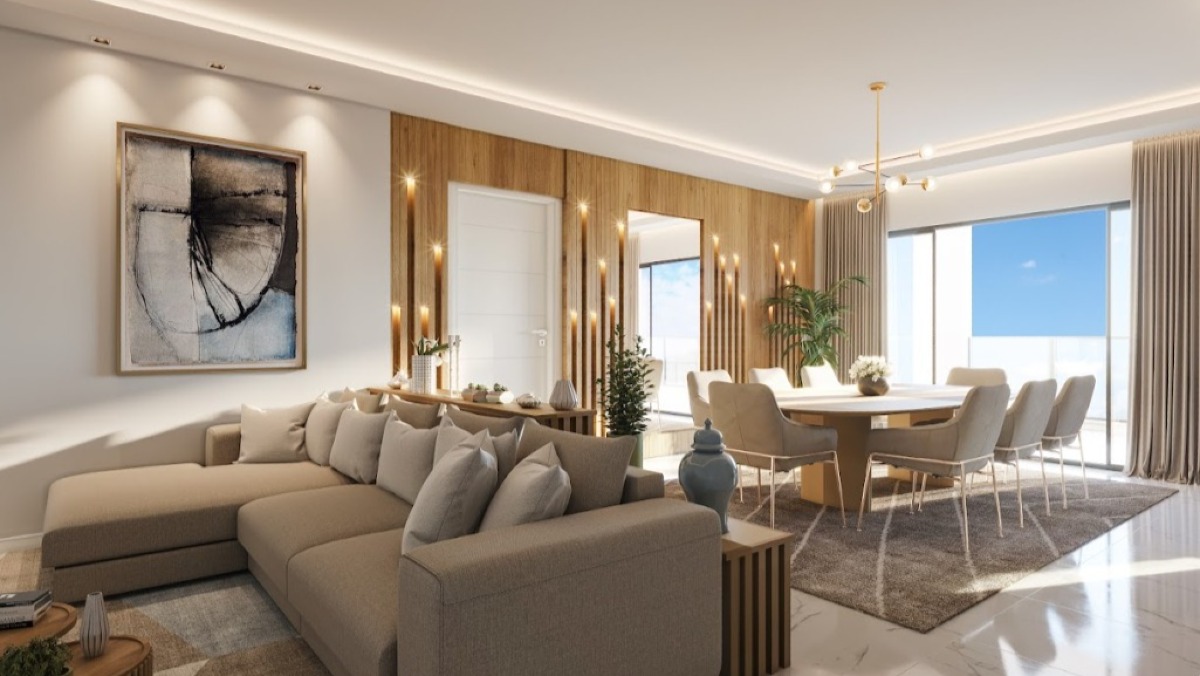 Apartamento com 4 suítes Residencial Summit Tower na Meia Praia em Itapema