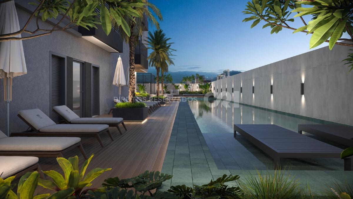 Apartamento 77,56m² com 2 Suítes no Aurum Tower em Balneário Perequê Porto Belo