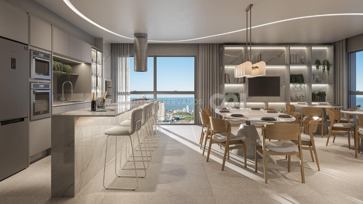 Apartamento 77,56m² com 2 Suítes no Aurum Tower em Balneário Perequê Porto Belo