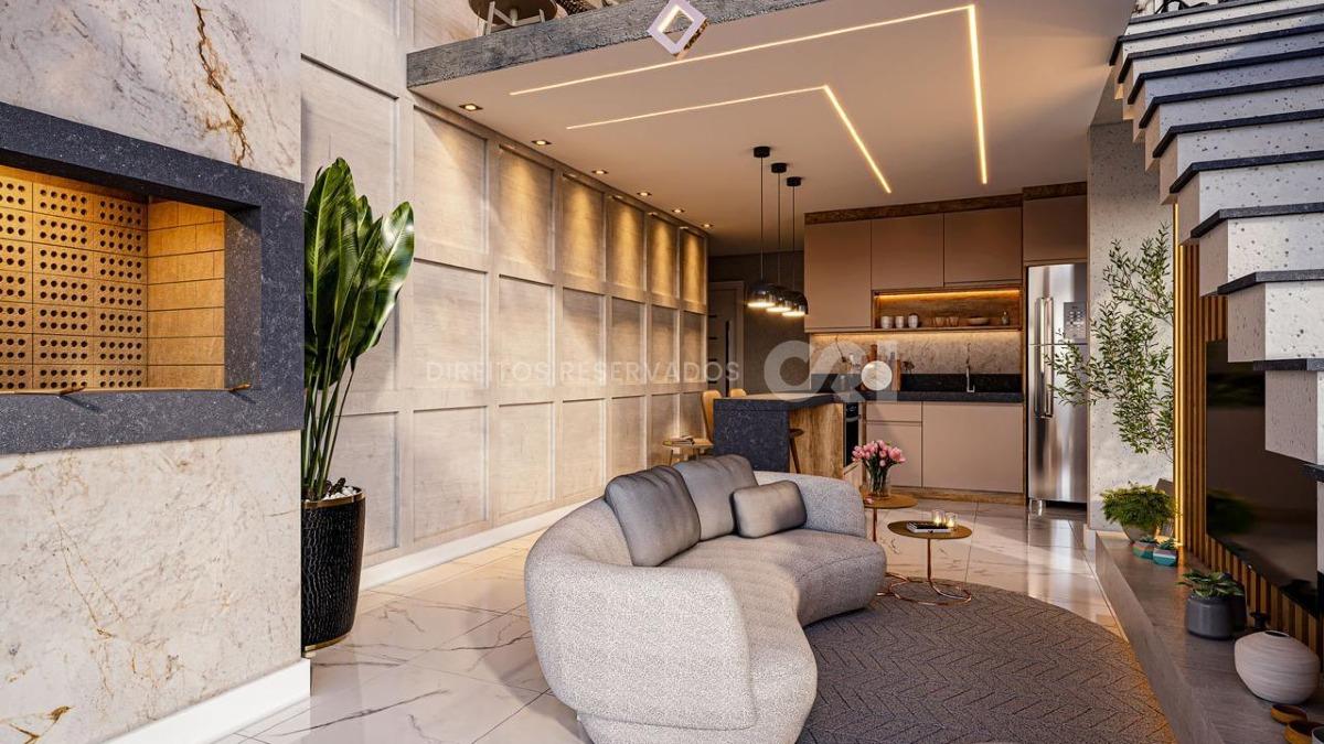 Flat com 1 suíte no Firenze Tower em Balneário Perequê, Porto Belo